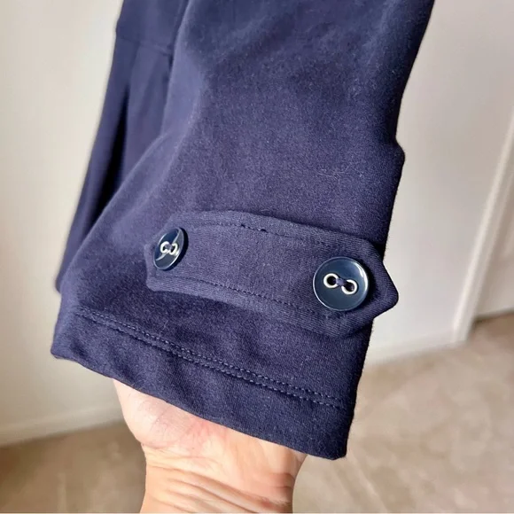 ANTHROPOLOGIE MOTTO Cotton Peplum Cardigan Blazer—SZ. Medium - Picture 4 of 11